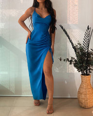 All-in-One Strap Long Sexy Dress