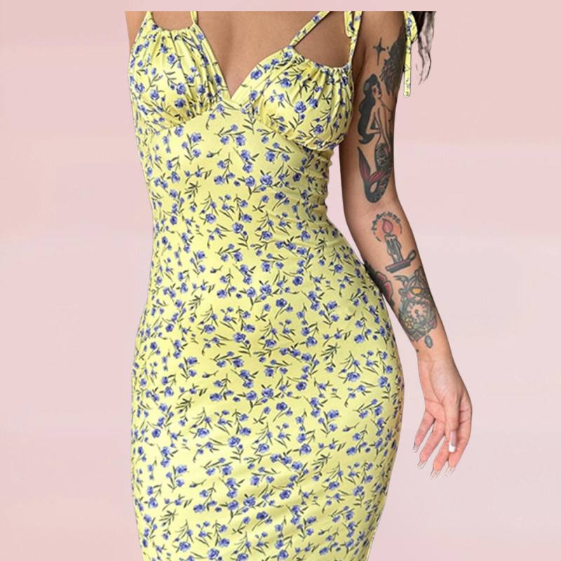 Floral Swingâ„?Maxi Jurk