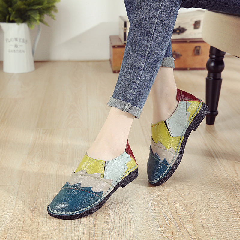 Babakud Women Summer Stylish Color-Block Casual Shoes