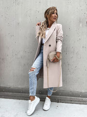 Solid Color Casual Fashion Temperament Coat