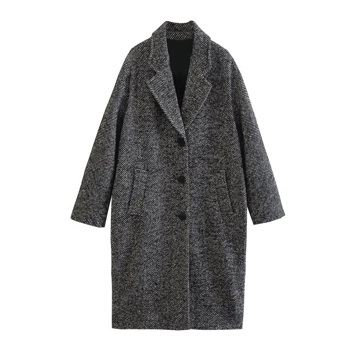 Solid Color Pattern Casual Fashion Coat