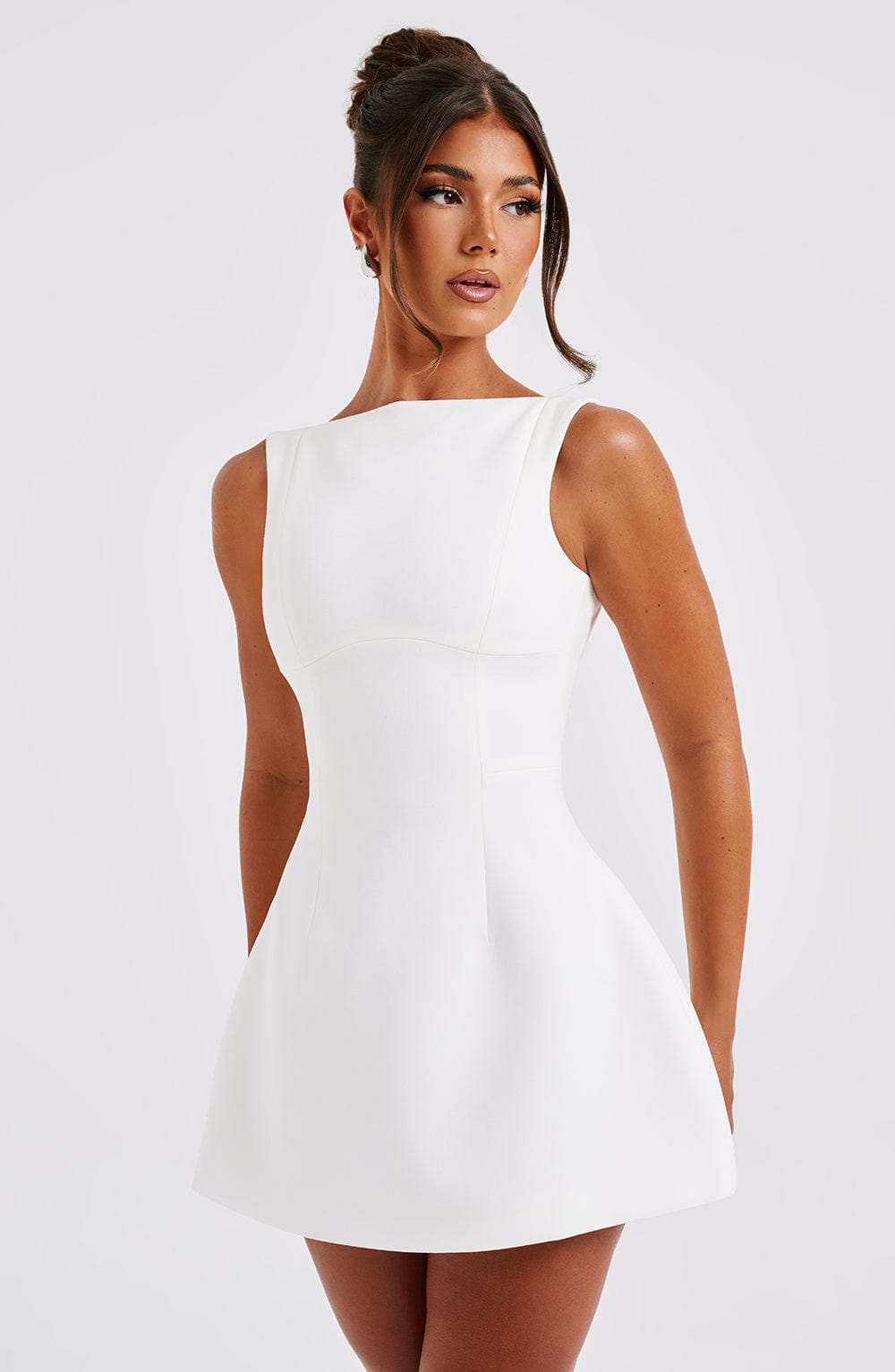 Aria Mini Dress - Ivory