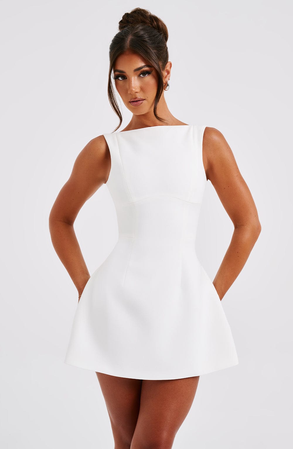 Aria Mini Dress - Ivory