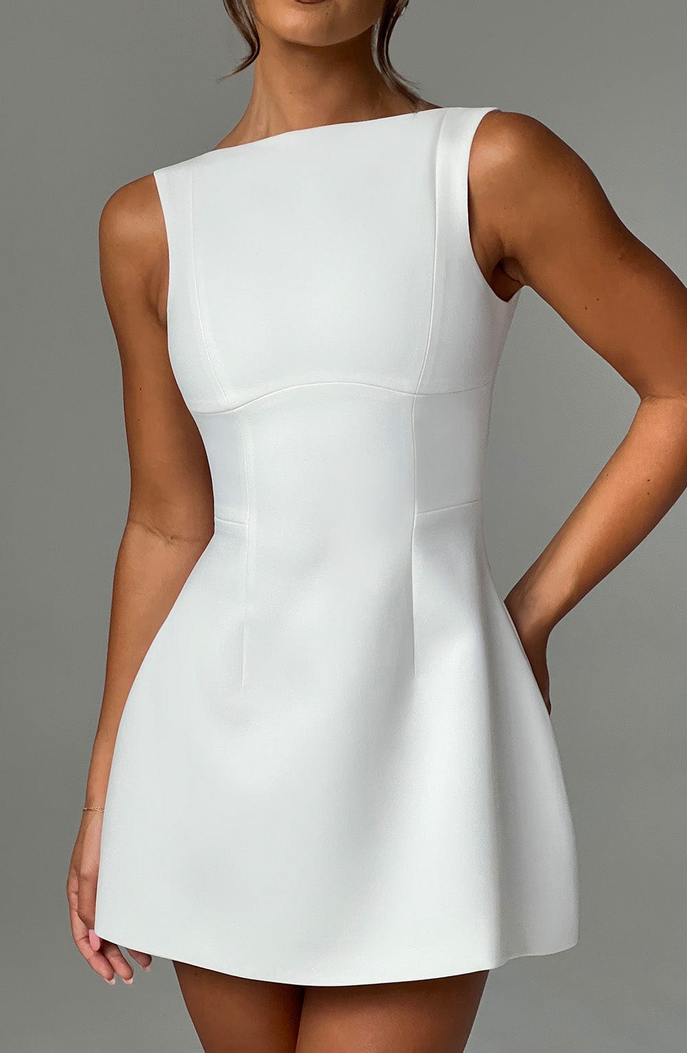 Aria Mini Dress - Ivory