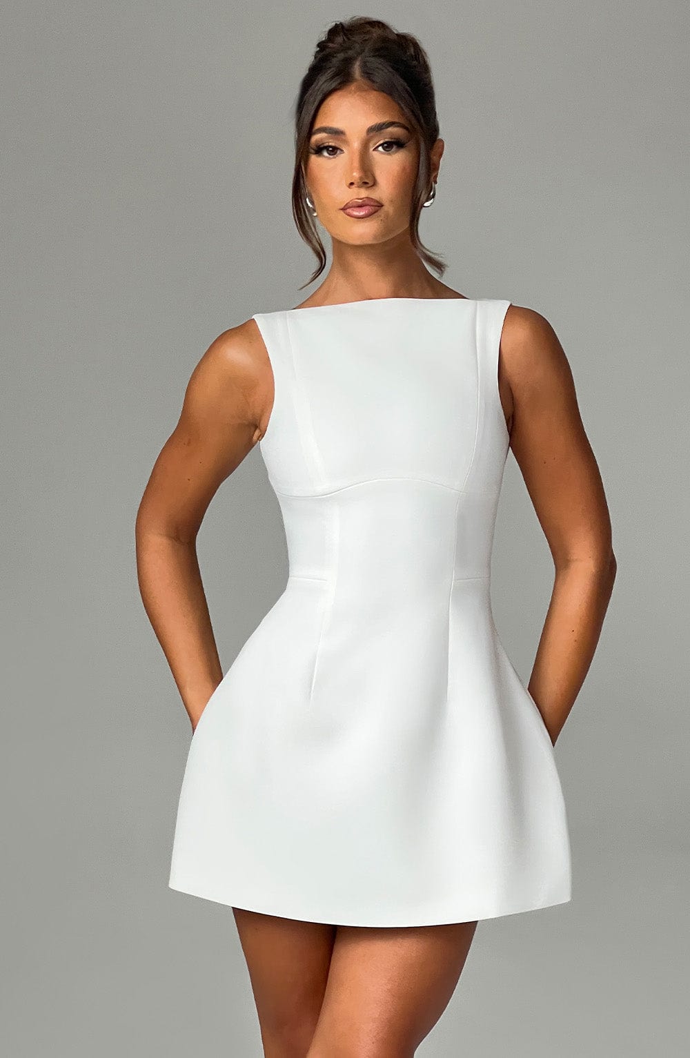 Aria Mini Dress - Ivory