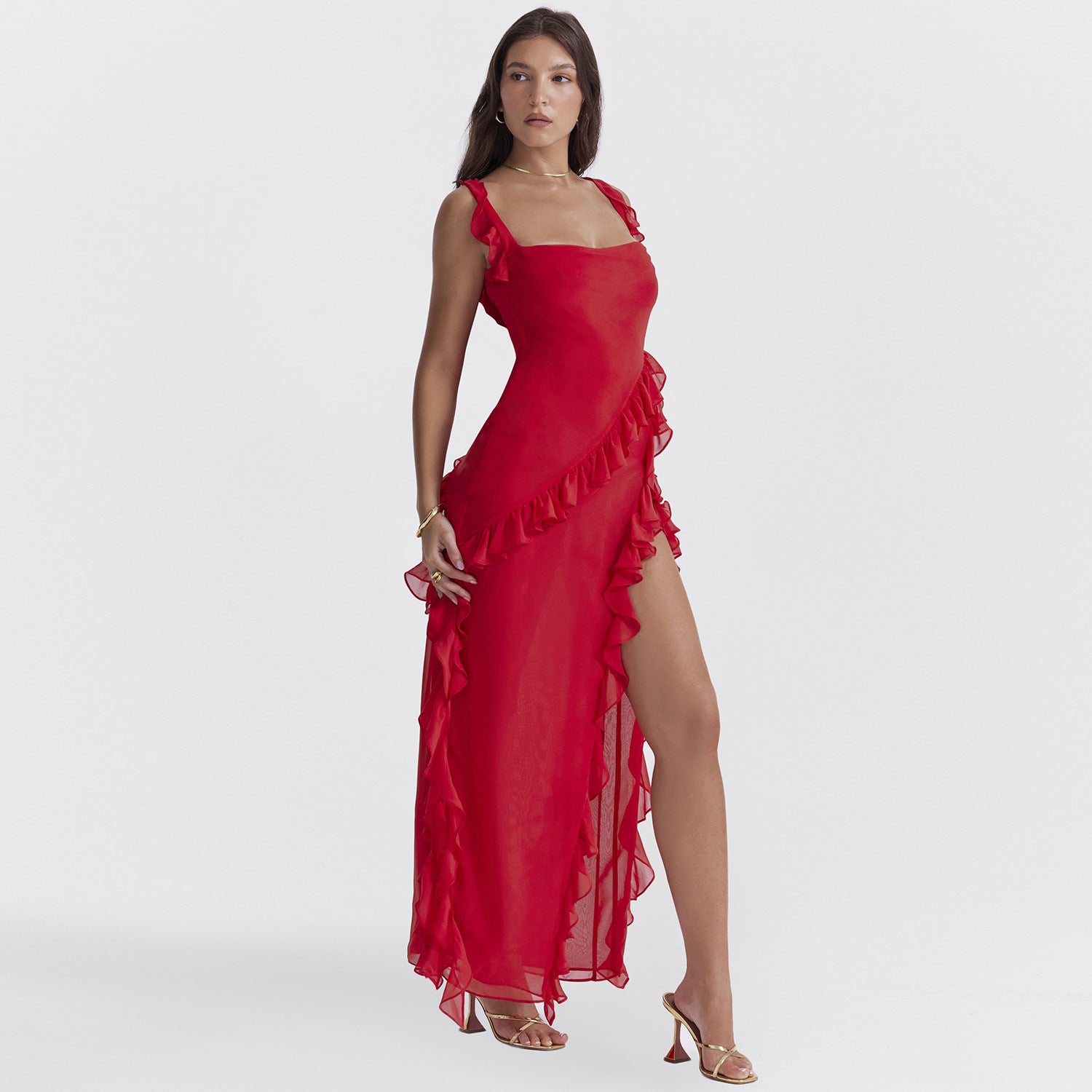 Ariana Maxi Dress - Red