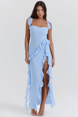 Ariana Maxi Dress - Soft Blue