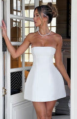 Asha Mini Dress-Ivory