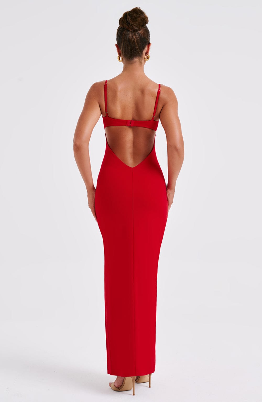 Athena Maxi Dress - Red