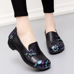 Autumn And Spring Ethnic Wild Size Women's Shoes 34-43