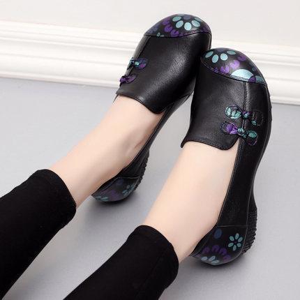 Autumn And Spring Ethnic Wild Size Women's Shoes 34-43