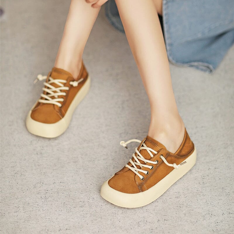 Autumn Fashion Soft Leather Casual Shoes