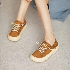 Autumn Fashion Soft Leather Casual Shoes