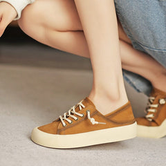 Autumn Fashion Soft Leather Casual Shoes