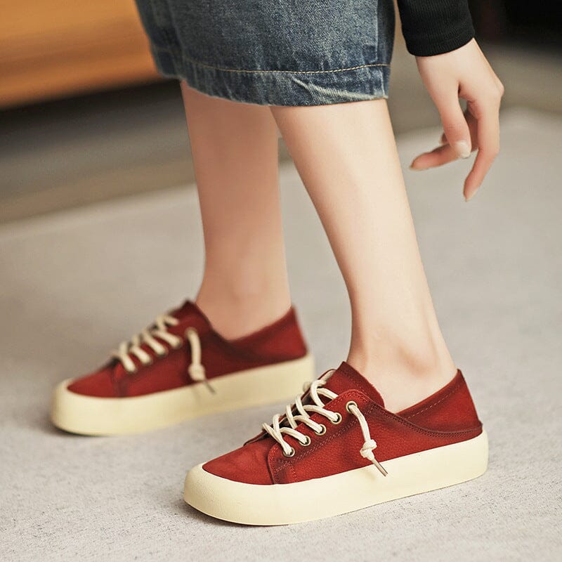 Autumn Fashion Soft Leather Casual Shoes