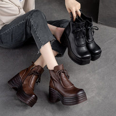 Autumn Winter Chunky Platform Casual Boots