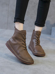 Autumn Winter Original Handmade Female Leather Women Boots