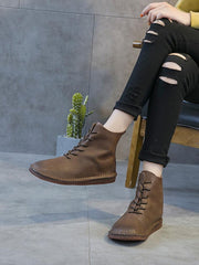 Autumn Winter Original Handmade Female Leather Women Boots