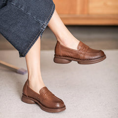 Babakud Fine Leather Women Minimalist Loafers