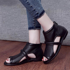 Babakud New Casual Flat Leather Sandals