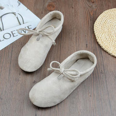 BABAKUD Spring Cotton Linen Retro Flat Casual Shoes