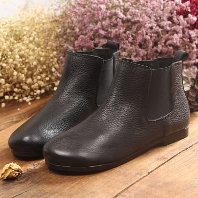 Babakud Spring Handmade Retro Women's  Leather Boots 35-41