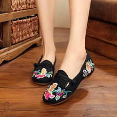 Babakud Women New Embroidery Cloth Shoes 34-41