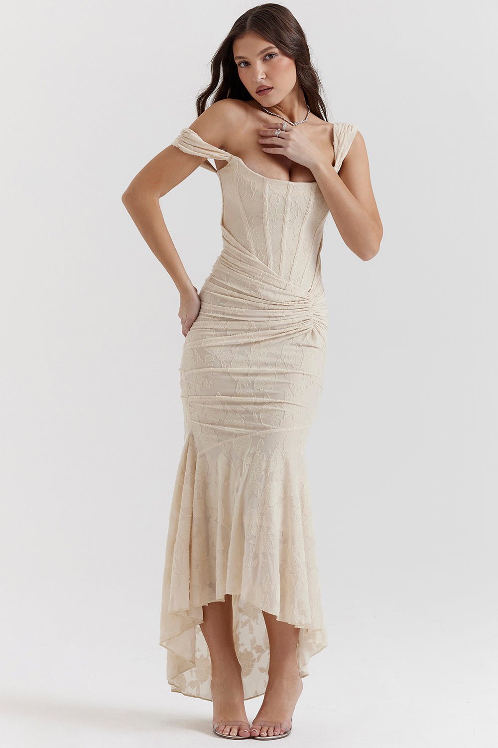 Celine Maxi Dress - Cream