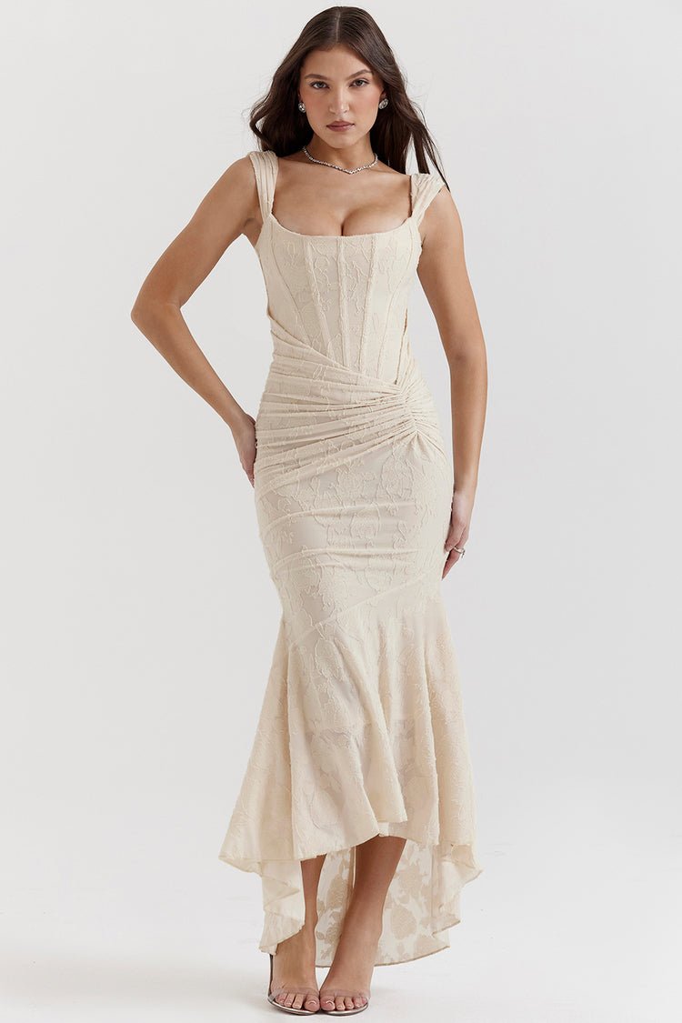 Celine Maxi Dress - Cream