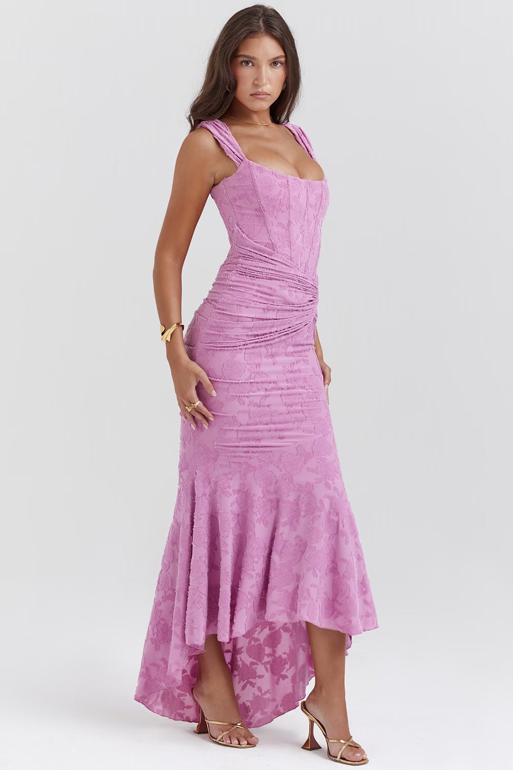 Celine Maxi Dress -Pink