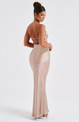 Dahlia Maxi Dress - Champagne