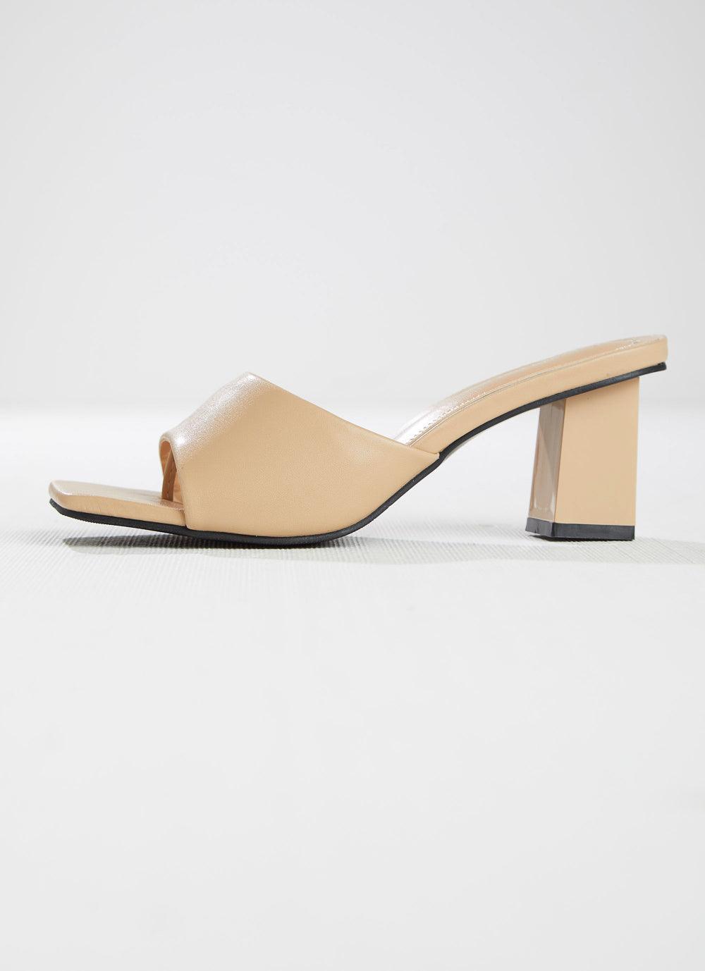 Daisy Mule Heel - Beige