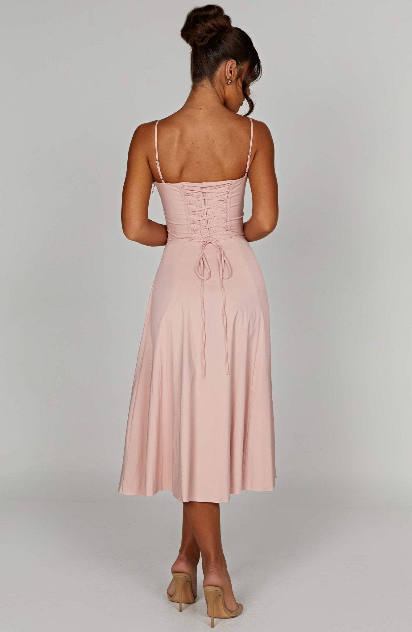 Delilah Midi Dress - Blush