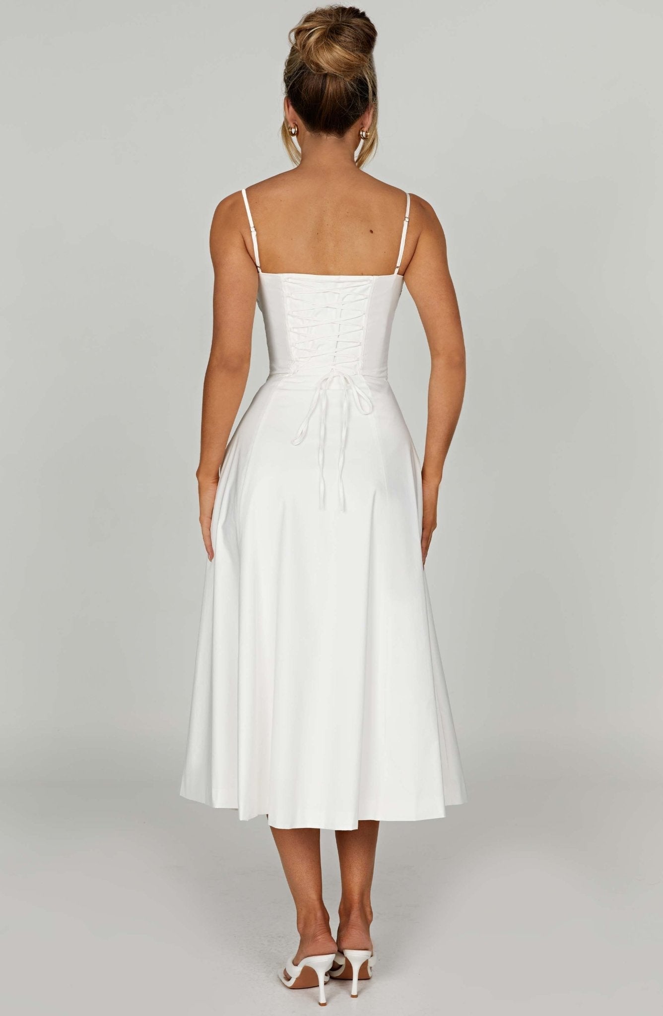 Delilah Midi Dress - Ivory