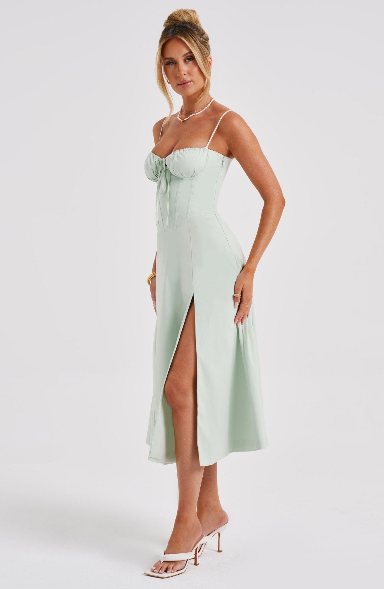 Delilah Midi Dress - Sage