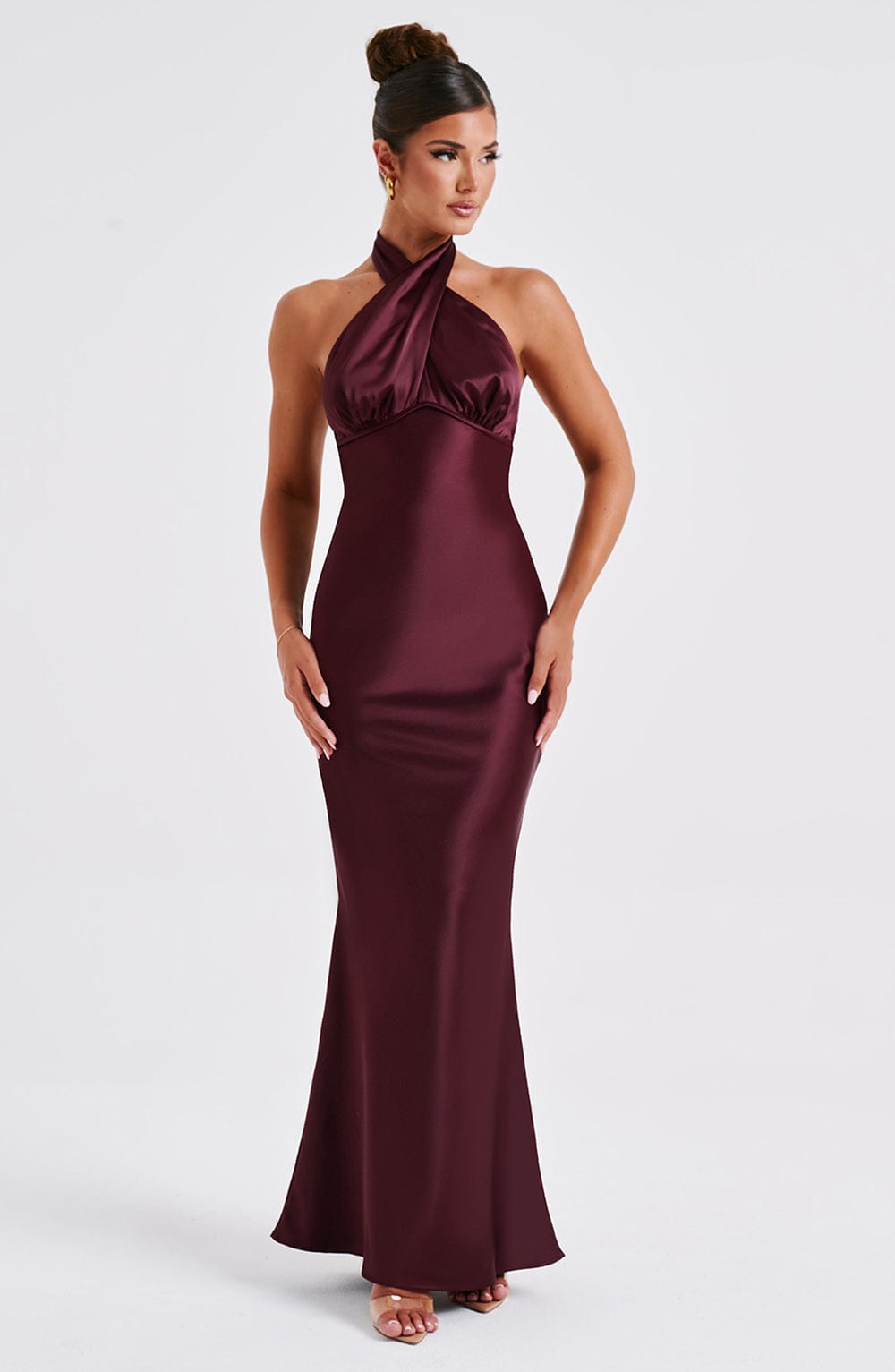 Diana Maxi Dress - Burgundy