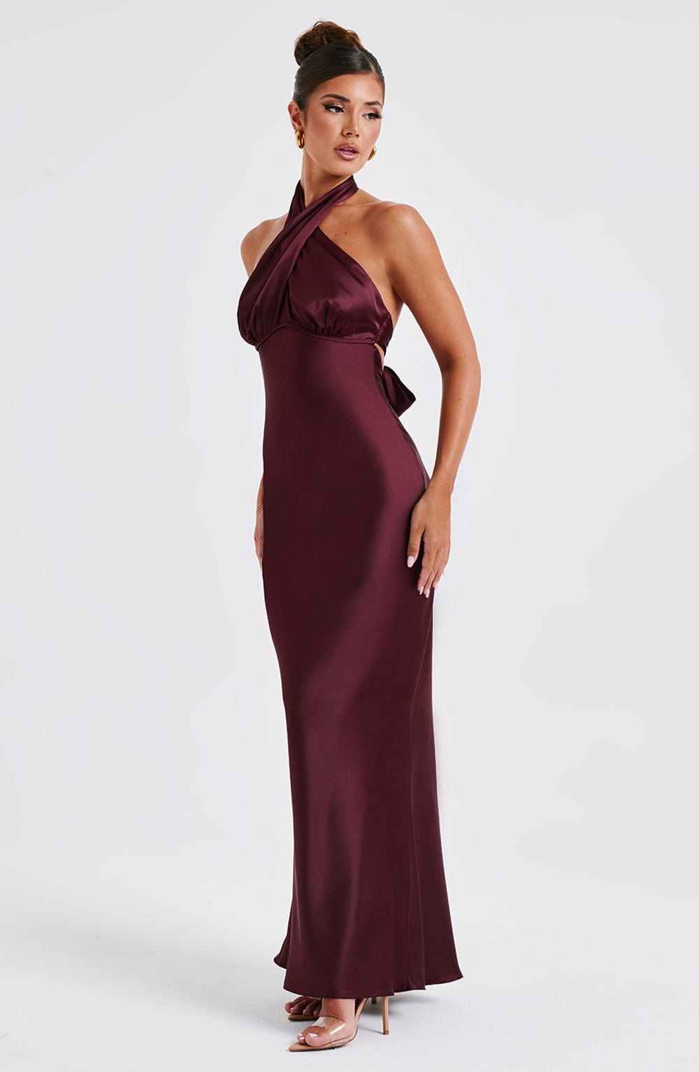 Diana Maxi Dress - Burgundy