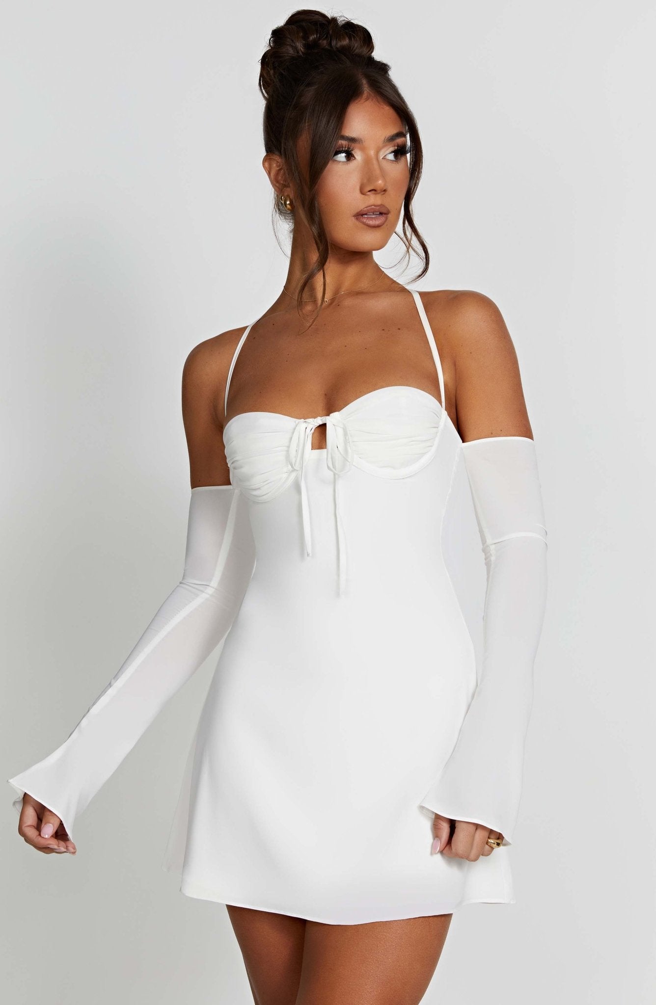 Fiona Mini Dress - Ivory