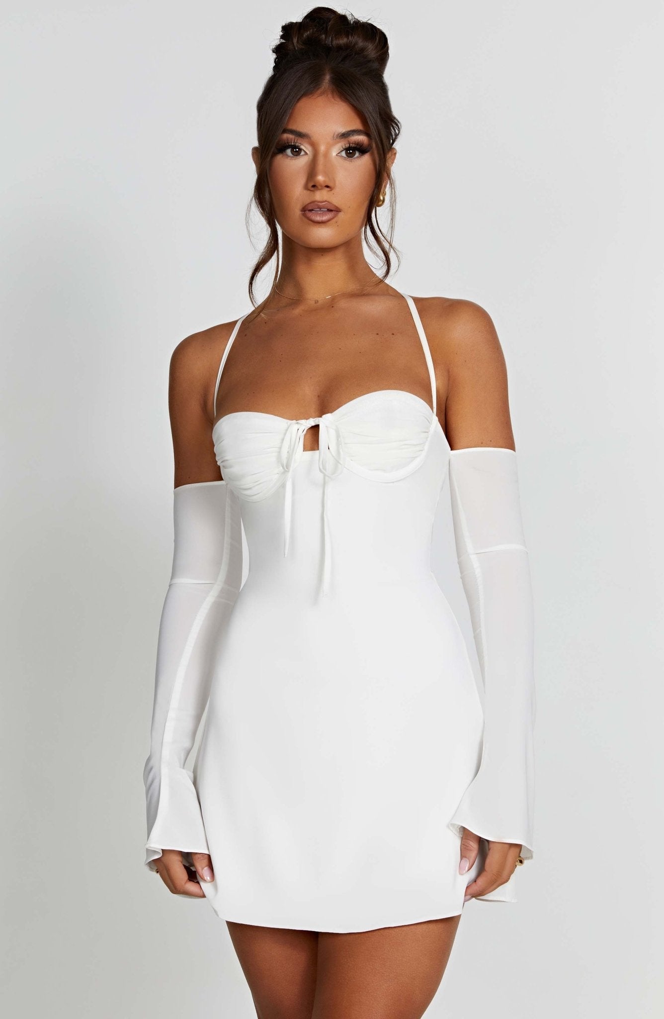 Fiona Mini Dress - Ivory