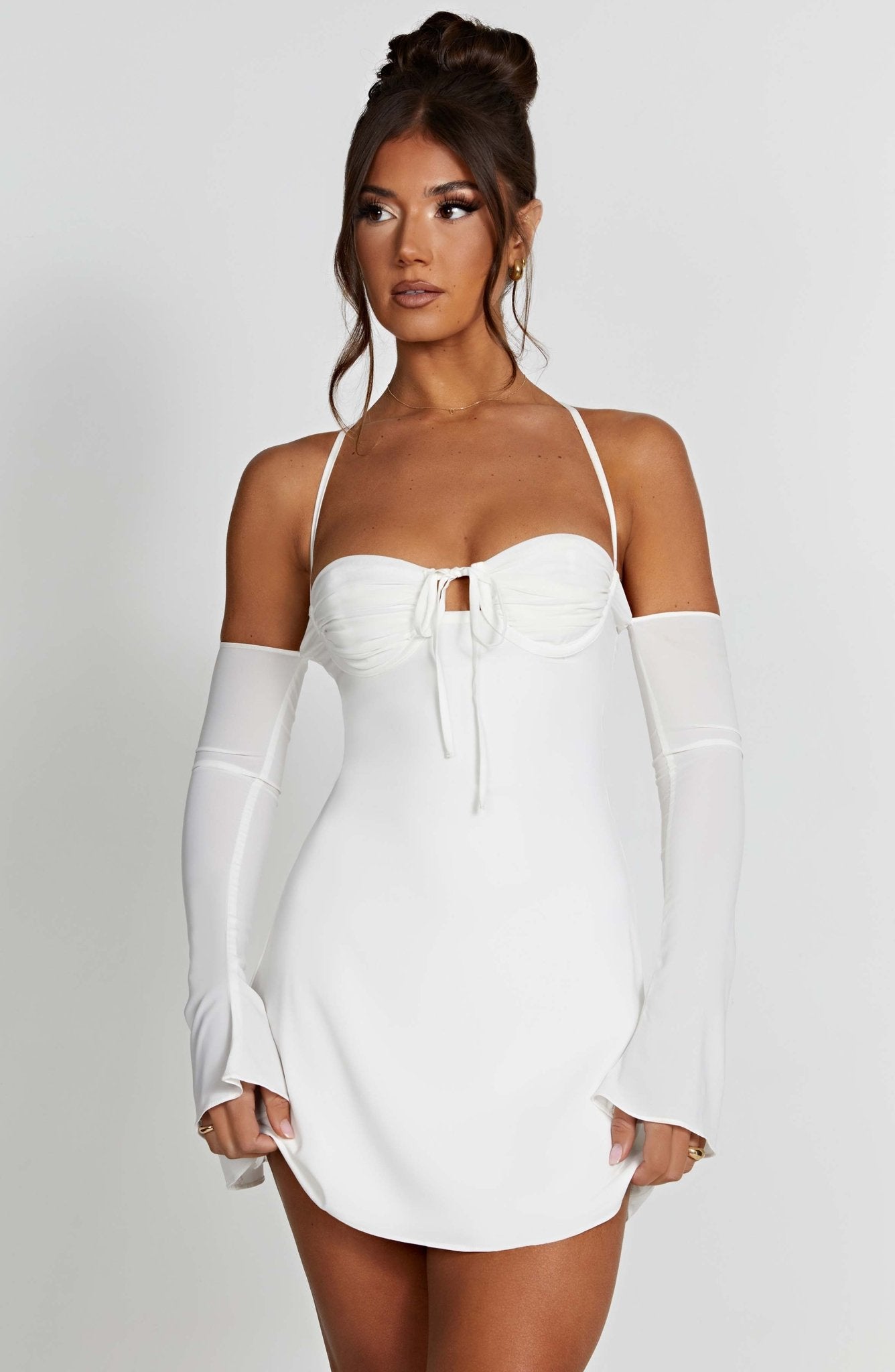 Fiona Mini Dress - Ivory