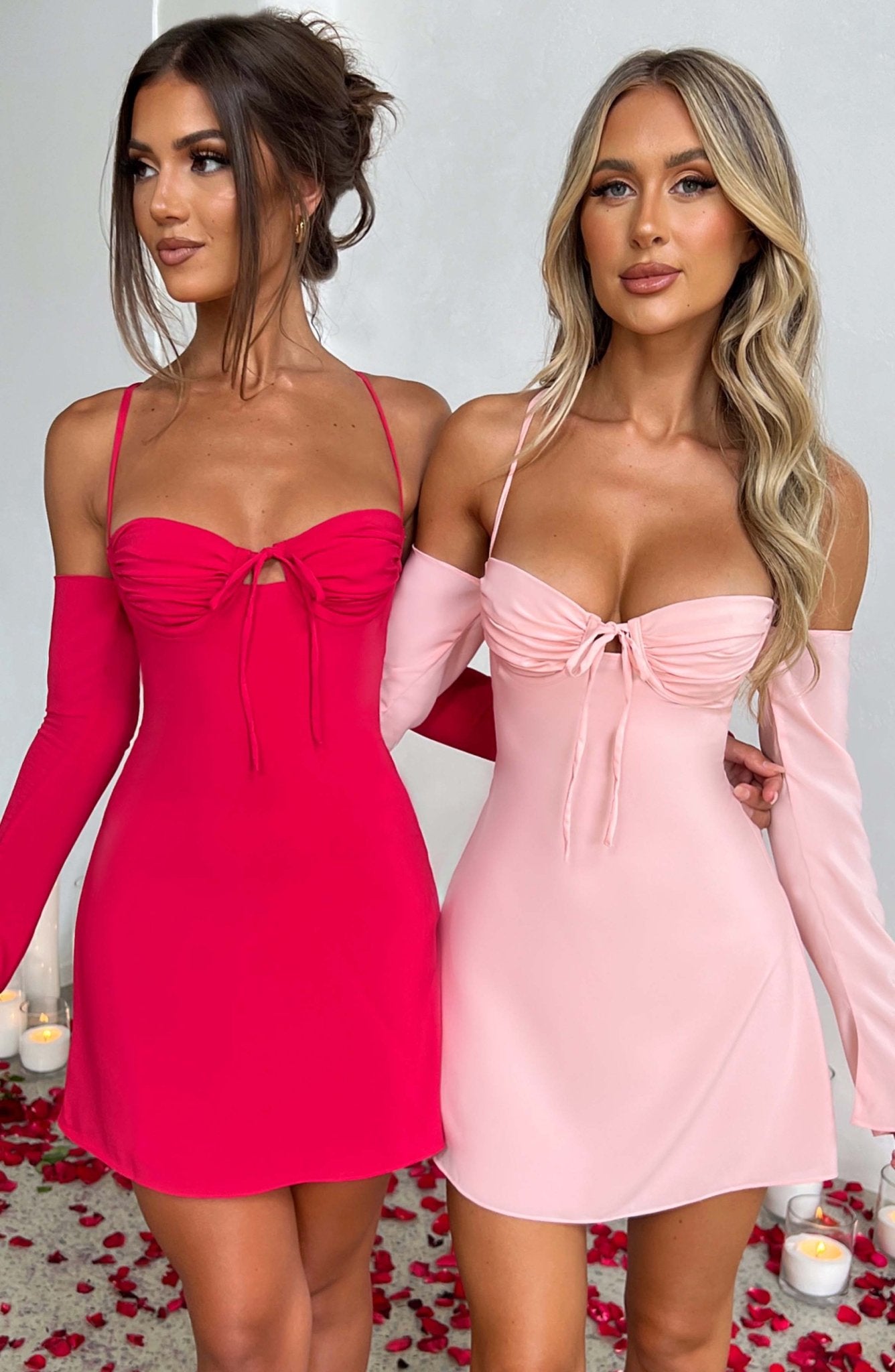 Fiona Mini Dress - Pink