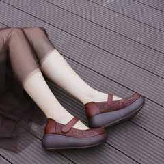 Hollow Summer Handmade Wedges Casual Shoes