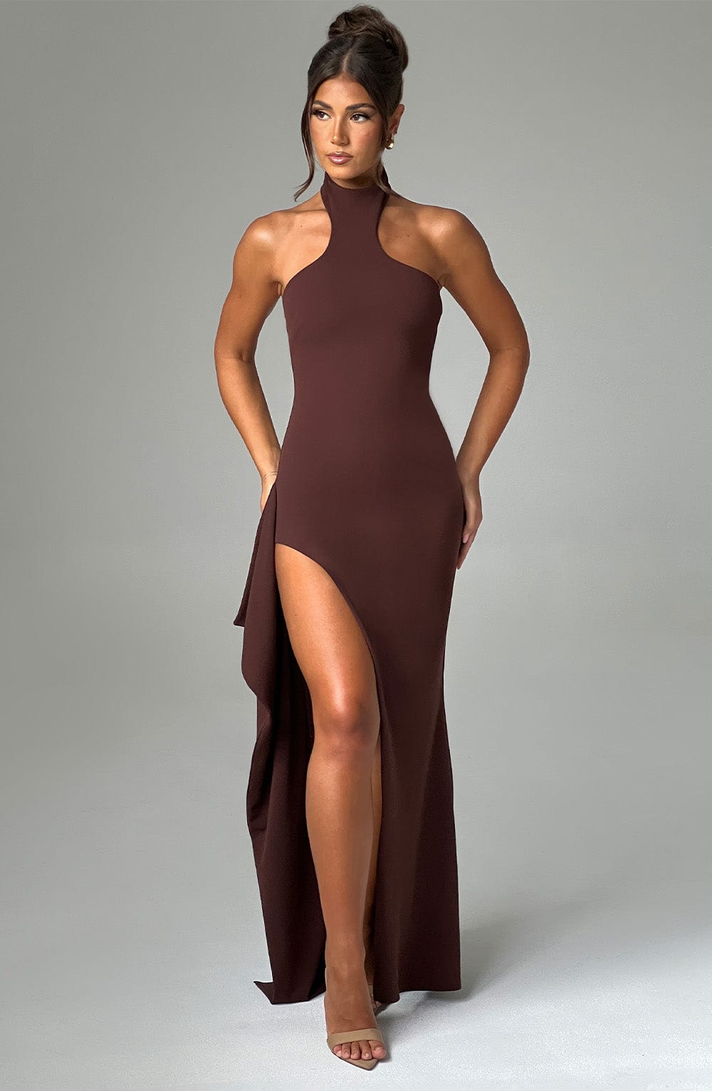 Isabella Maxi Dress - Chocolate