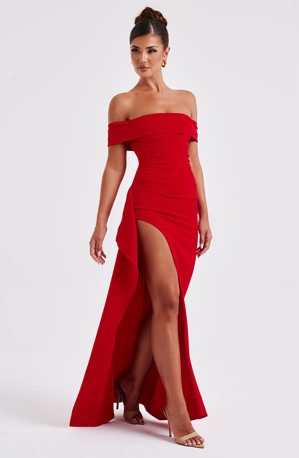 Josephine Maxi Dress - Red