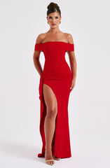 Josephine Maxi Dress - Red