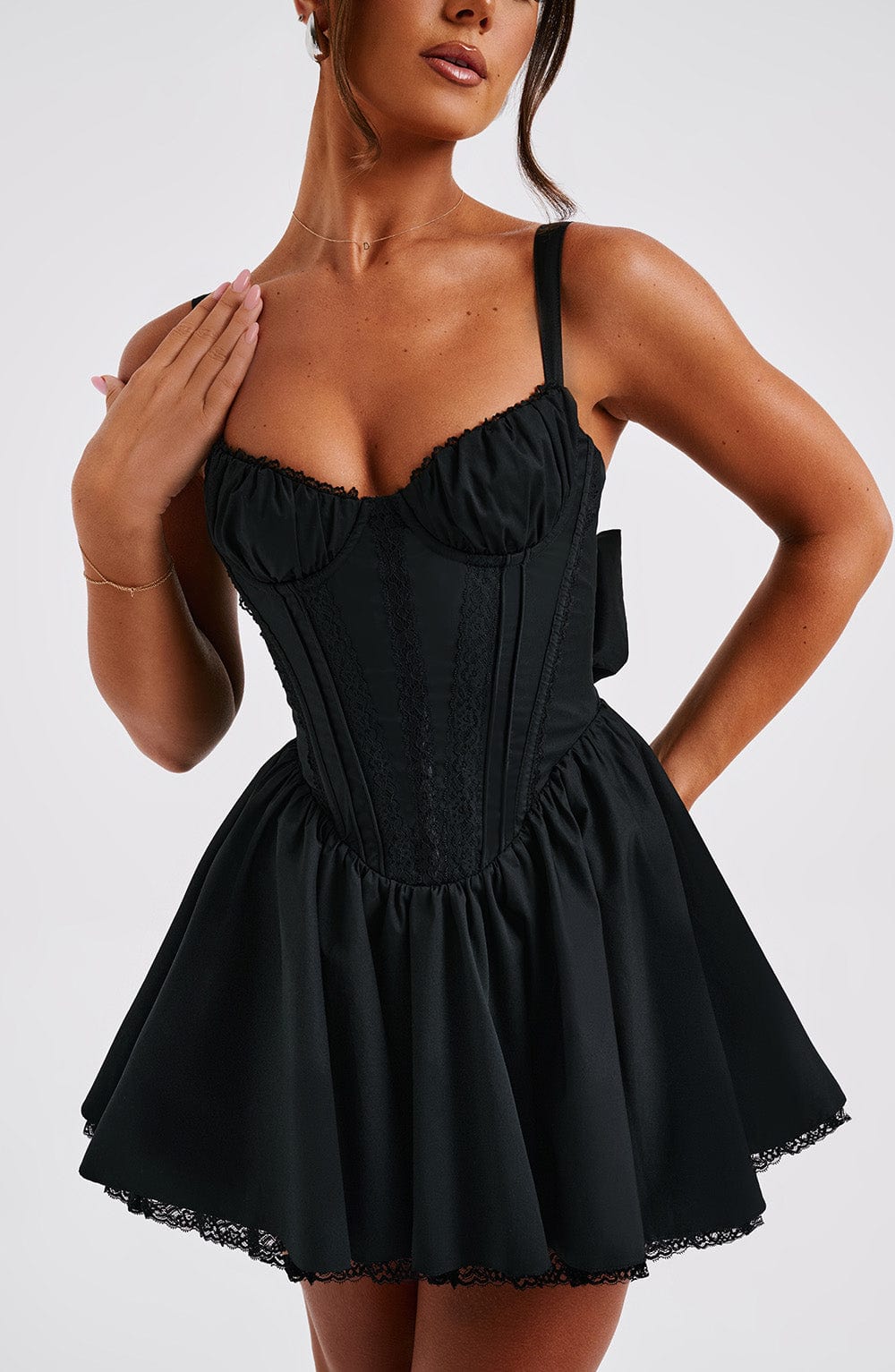 Josie Mini Dress - Black