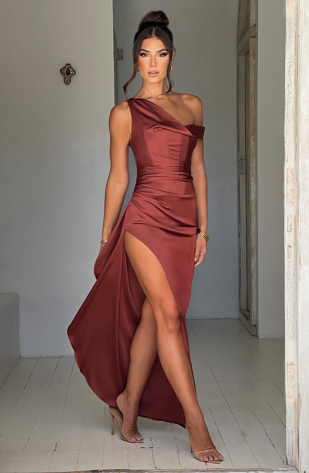 Juliette Maxi Dress - Rust