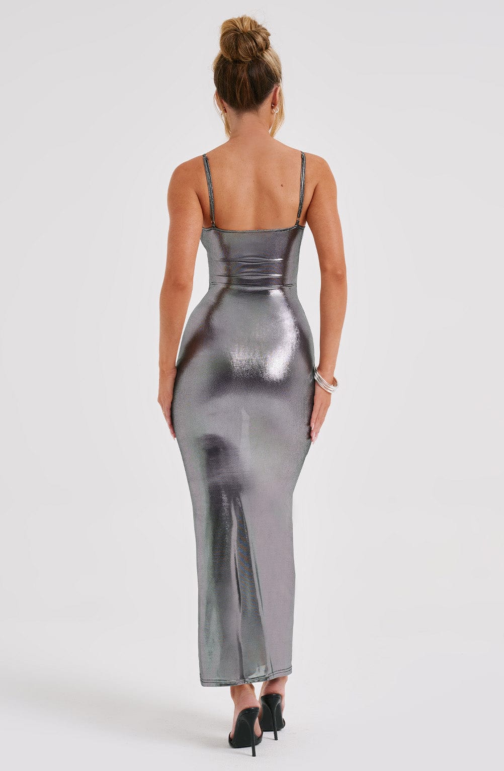 Kyrali Maxi Dress - Gunmetal