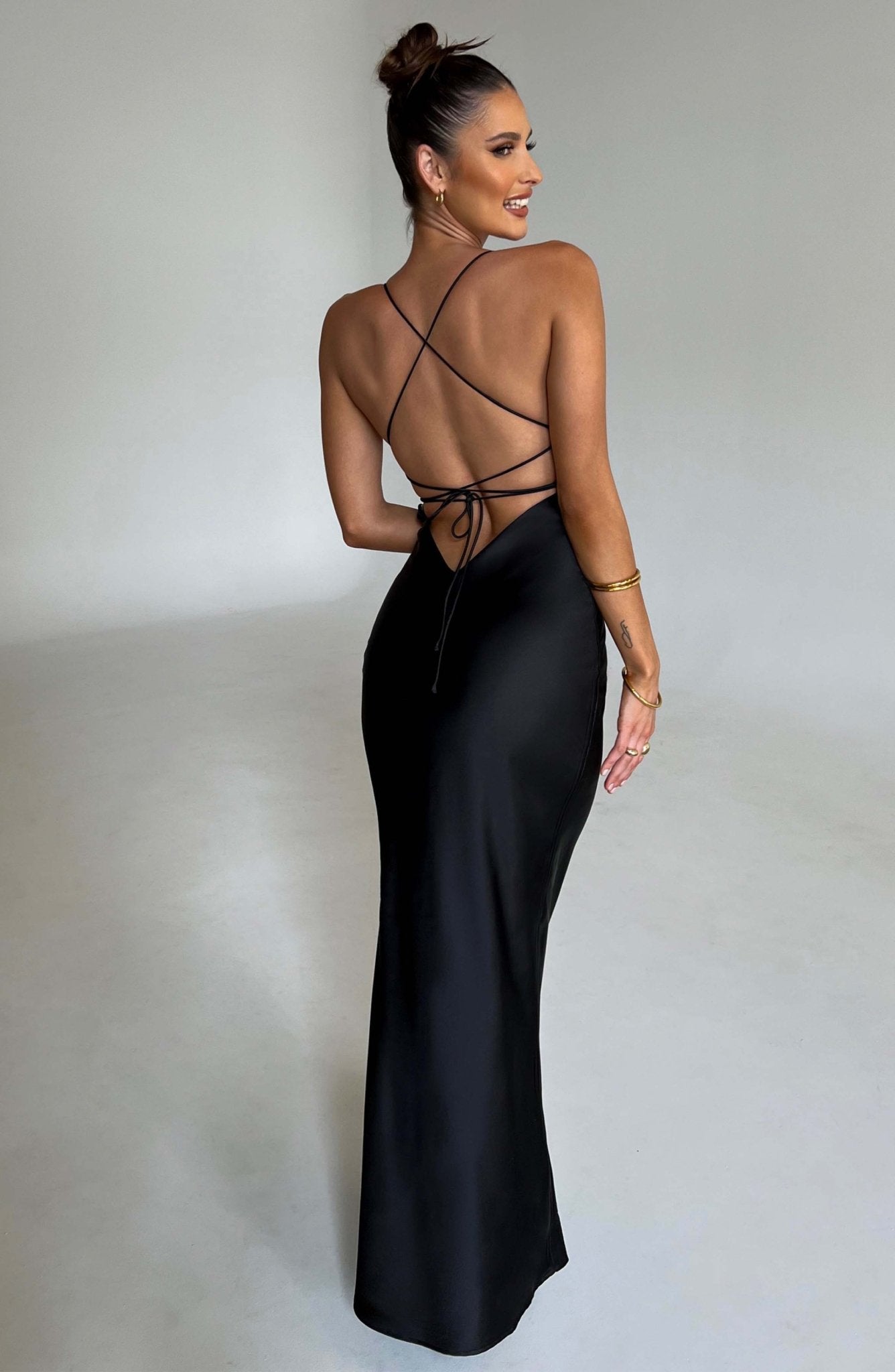 Layla Maxi Dress - Black