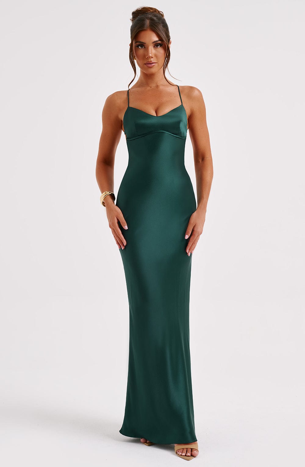 Layla Maxi Dress - Emerald